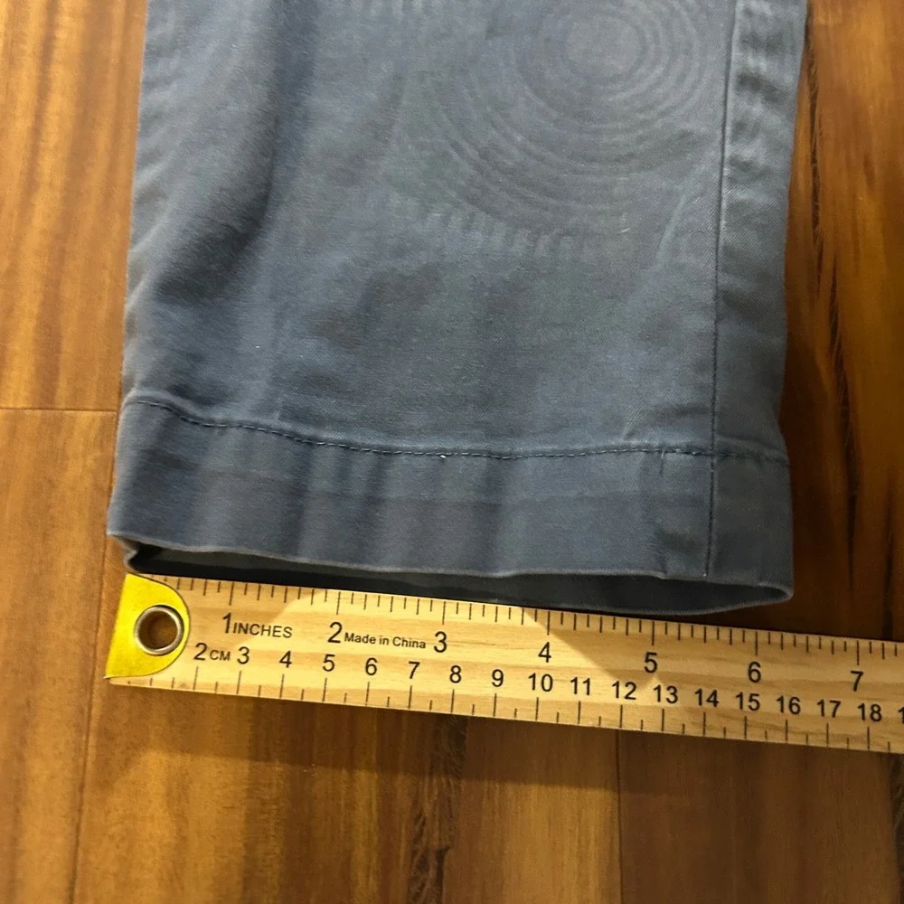 Banana Republic Mason Athletic Tapered Chino Pants Mens 34x32 Lush Blue 338337